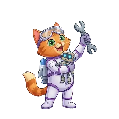 Маскот курса Робототехника для малышей