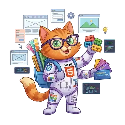 Маскот курса HTML/CSS: Мой первый сайт