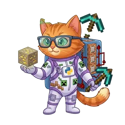Маскот курса Minecraft: Программирование на Python