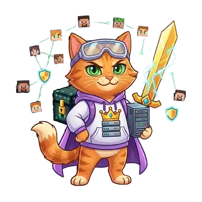 Маскот курса Minecraft Server: Подними свой сервер