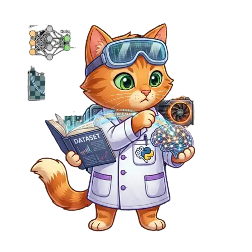 Маскот курса Python + Machine Learning