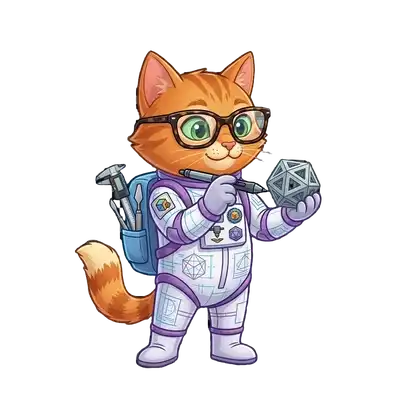 Маскот курса TinkerCAD: Создание 3D-объектов