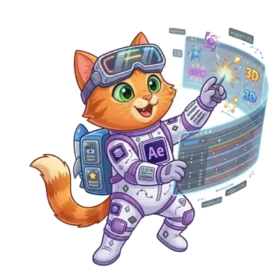 Маскот курса After Effects + Моушн-дизайн