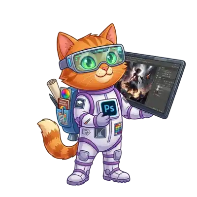 Маскот курса Photoshop + Графический дизайн